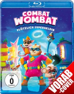 COMBAT WOMBAT – PLÖTZLICH SUPERHELDIN Film 2020 Blu-ray Cover shop kaufen