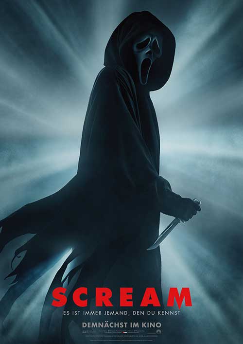 SCREAM Film 2022 Kino Plakat