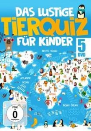 Das lustige Tierquiz für Kinder  [5 DVDs]