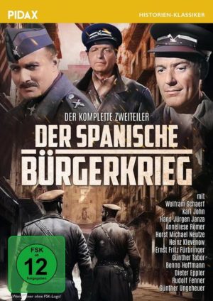 Der spanische Bürgerkrieg / Der komplette Zweiteiler mit Starbesetzung (Pidax Historien-Klassiker)