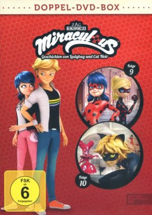 Miraculous 9+10 - Geschichten von Ladybug und Cat Noir - Die DVD zur TV-Serie  [2 DVDs]