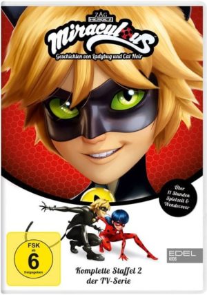 Miraculous - Geschichten von Ladybug und Cat Noir - Staffelbox 2  [3 DVDs]