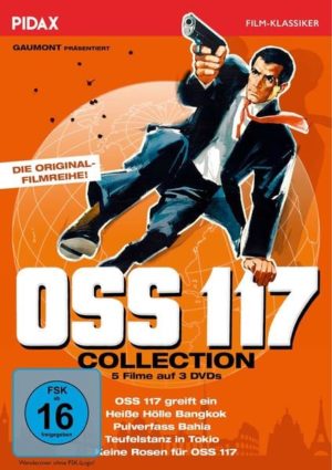 OSS 117 - Collection / Die 5-teilige Original-Filmreihe um den Kult-Agenten (Pidax Film-Klassiker)  [3 DVDs]