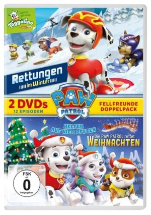 Paw Patrol - Rettungen im Winter & Paw Patrol - Die Paw Patrol rettet Weihnachten  [2 DVDs]