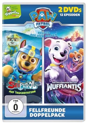 Paw Patrol - Sea Patrol & Paw Patrol - Die Fellfreunde retten Wufflantis  [2 DVDs]