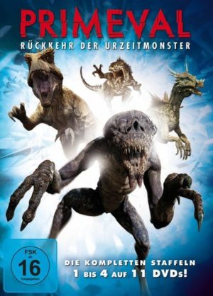 Primeval - Rückkehr der Urzeitmonster/Staffel 1-4 - Box-Set  [11 DVDs]